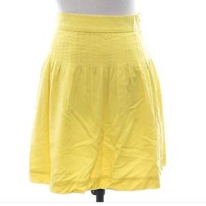 ⭐️GAP Yellow summer pleated flirty skirt